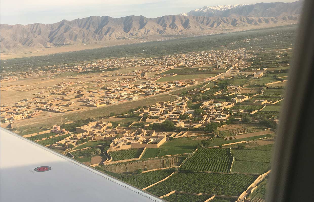 Dr-Chritine-GФtte-Afghanistan-Luftaufnahme